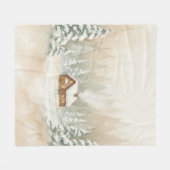 Merry Mist Cozy Fleece Blanket – 50"x60" Deken (Voorkant (Horizontaal))