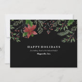 Merry Mistletoe Business Holiday Card Kaart (Voorkant)
