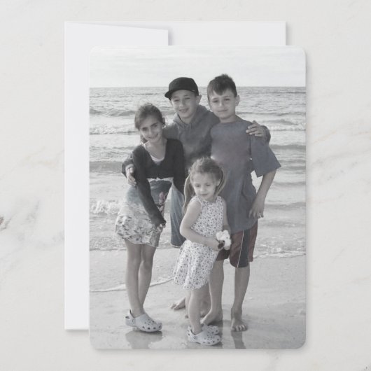 Merry Mistletoe Double Sided Holiday-fotokaart Feestdagenkaart (Voorkant)