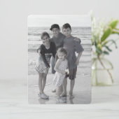 Merry Mistletoe Double Sided Holiday-fotokaart Feestdagenkaart (Staand voorkant)