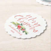 Merry Mistletoe | Kartonnen Onderzetters (Gekanteld)