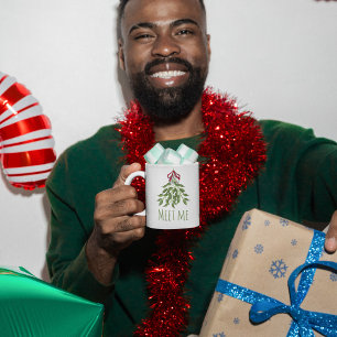 Merry Mistletoe met White Berries Koffiemok