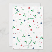 Merry Mistletoe Photo Holiday Card Feestdagenkaart (Achterkant)