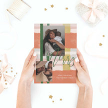 Merry Modern Peach & Green Plays Two Photo