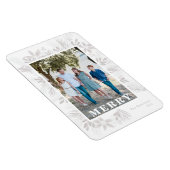 Merry Moderne Kerstmis Flexible Photo Magnet Magneet (Rechterzijde)