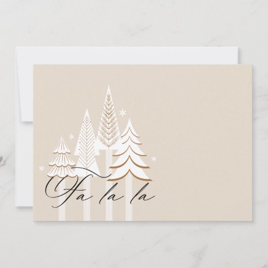 Merry Moments Familie Fotocollage Feestdagenkaart (Achterkant)