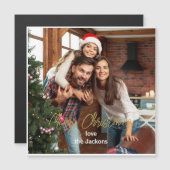 Merry Moments: Gepersonaliseerde Kerstmis fotokaar (Voorkant / Achterkant)
