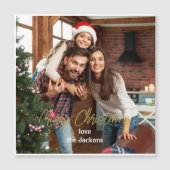 Merry Moments: Gepersonaliseerde Kerstmis fotokaar (Voorkant)