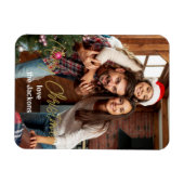 Merry Moments: Gepersonaliseerde Kerstmis fotokaar Magneet (Horizontaal)