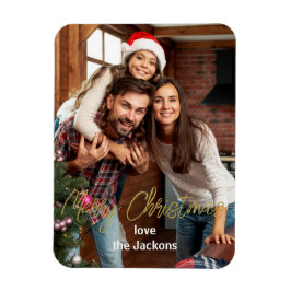 Merry Moments: Gepersonaliseerde Kerstmis fotokaar Magneet