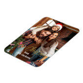 Merry Moments: Gepersonaliseerde Kerstmis fotokaar Magneet (Linkerzijde)
