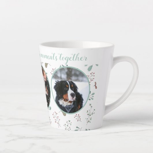 Merry Moments Holiday Drie Foto Latte Mok (Rechts)