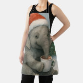 Merry Moments with a Cocoa-Loving Elephant Holiday Schort (Insitu)