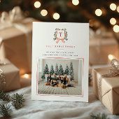 MERRY MONOGRAM Foto Feestdagenkaart