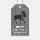 Merry Moose Gift Labels Cadeaulabel (Voorkant)