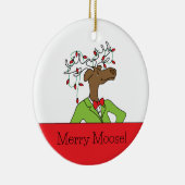 Merry Moose Ornament (Rechts)