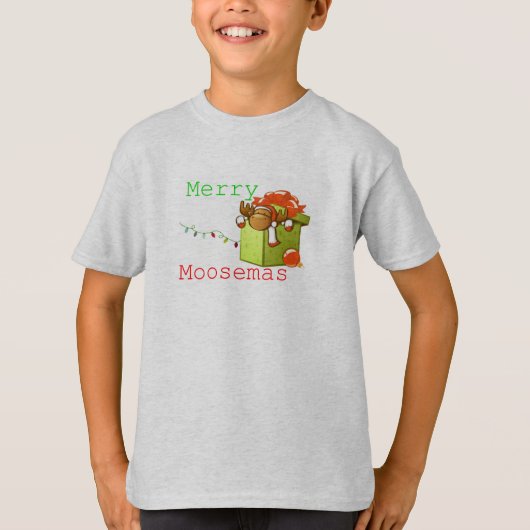 Merry Moosemas T-shirt (Voorkant)
