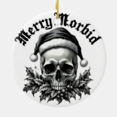 Merry Morbid Gothic Skull Ornament (Achterkant)