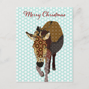 Merry Moses Blue Star Briefkaart Christmas