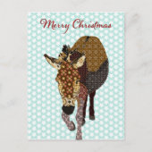 Merry Moses Blue Star Briefkaart Christmas (Voorkant)