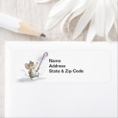 Merry Mouse Moe Adresetiketten Etiket (Insitu)