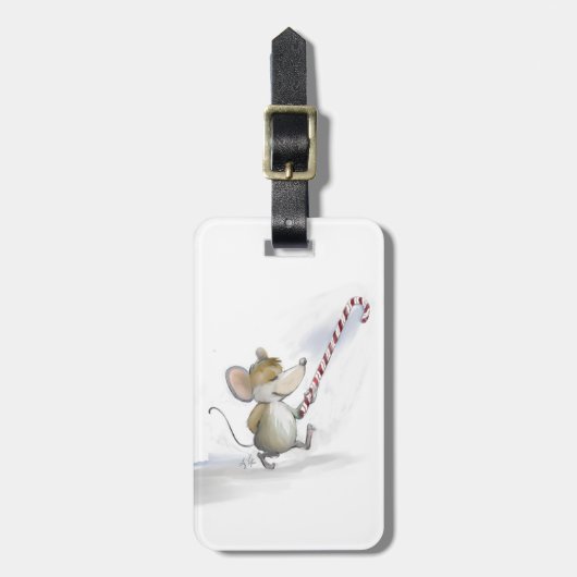 Merry Mouse Moe Bagagelabel (Voorkant verticaal)