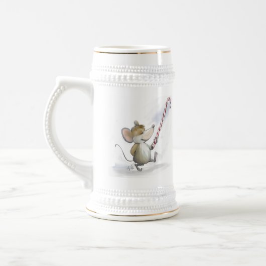 Merry Mouse Moe Beer Stein Bierpul (Links)