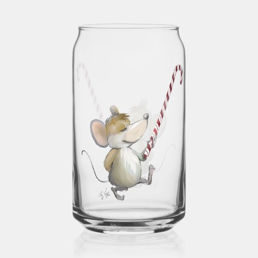 Merry Mouse Moe Blikvorm Glas (Achterkant)