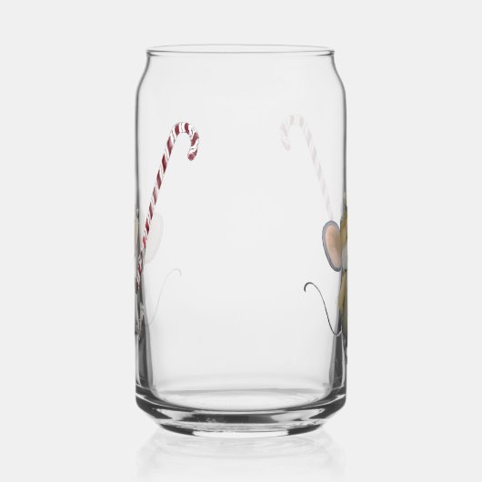 Merry Mouse Moe Blikvorm Glas (Links)