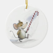 Merry Mouse Moe Circle Ornament (Voorkant)