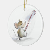 Merry Mouse Moe Circle Ornament (Links)