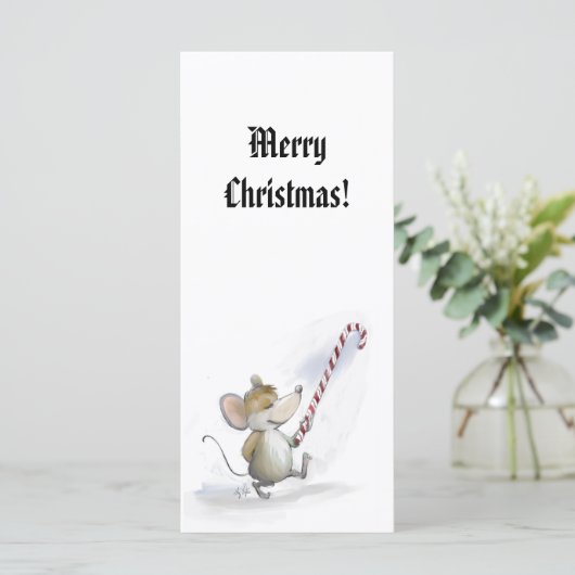 Merry Mouse Moe Holiday Bladwijzer (Staand voorkant)