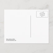 Merry Mouse Moe Holiday Briefkaart (Achterkant)