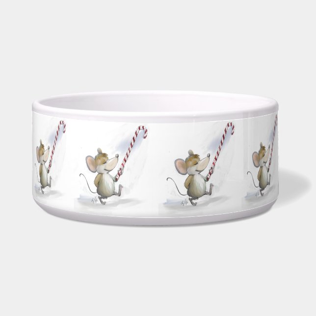 Merry Mouse Moe Holiday Pet Bowl Voerbakje (Voorkant)