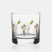 Merry Mouse Moe met olijfolie Whisky Glas (Voorkant)