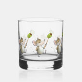 Merry Mouse Moe met olijfolie Whisky Glas (Achterkant)