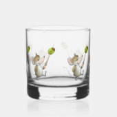 Merry Mouse Moe met olijfolie Whisky Glas (Rechts)
