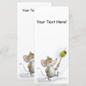 Merry Mouse Moe met olive-Bladwijzer (Voorkant / Achterkant)