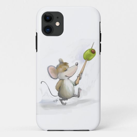 Merry Mouse Moe met Olive iphone6 Case (Achterkant)