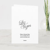 Merry Mouse Moe met Olive-Kaart Feestdagen Kaart (Achterkant)