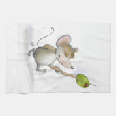 Merry Mouse Moe met Olive Kitchen Towel Theedoek (Horizontaal)