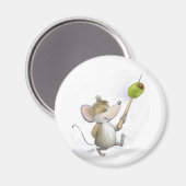 Merry Mouse Moe met Olive Magnet (Voorkant / Achterkant)