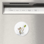 Merry Mouse Moe met Olive Magnet (Insitu (Vaatwasser))