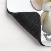 Merry Mouse Moe met Olive Mousepad Muismat (Hoek)
