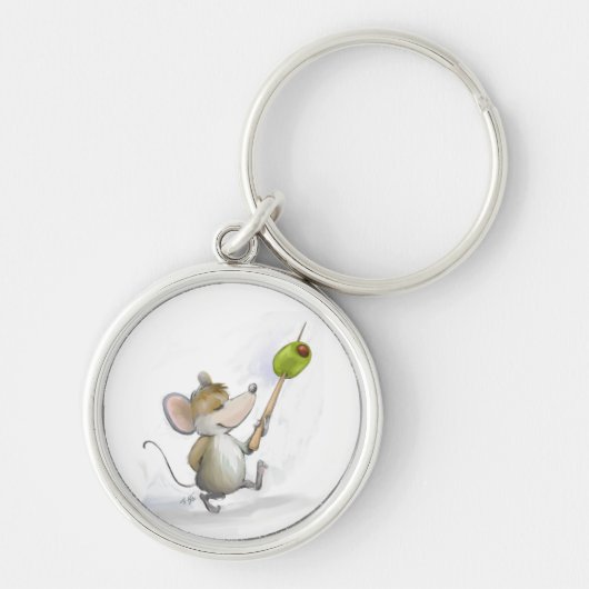 Merry Mouse Moe met Olive-sleutelhanger Sleutelhanger (Voorkant)