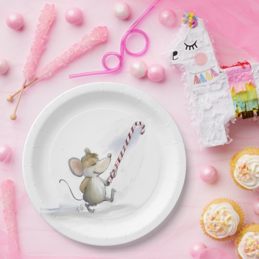Merry Mouse Moe Papier Bord (Feest)