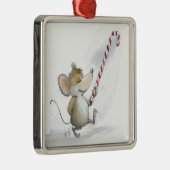 Merry Mouse Moe Square Ornament (Rechts)