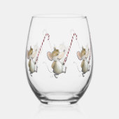 Merry Mouse Moe Wijnglas Zonder Voet (Voorkant)