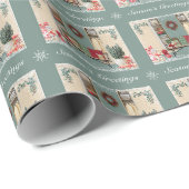 Merry Mudroom Scene Cadeaupapier (Rol Hoek)