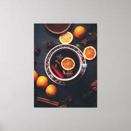 Merry & Mulled | Gezellige vakantie Drink Canvas Afdruk